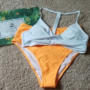 🐠 NEW CUPSHE Highwaisted Bikini Set